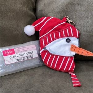Thirty-One Snowman Icon Coin Purse